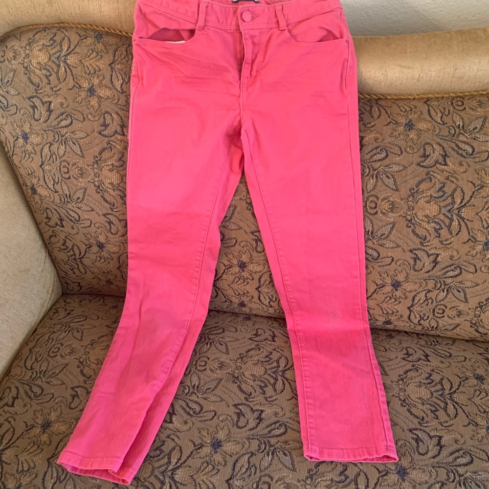 Girls size 14 pink pants
